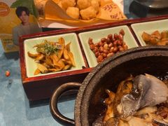 -海派美食·家宴海鲜青岛菜·石锅鲽鱼头(东方城店)