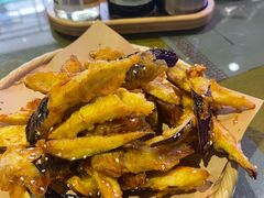 焦烧紫茄-松针蔡记蒸饺(花园路店)