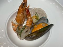 翡翠青口贝及黑虎虾海鲜清汤-王品牛排(佛山南海万科广场店)