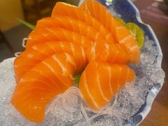 挪威三文鱼刺生-青空日料烧肉烧鸟店(后湖兴业路店)