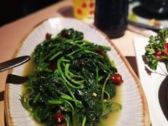 炝炒地瓜叶-山石榴·贵州菜(丰盛里店)