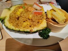 菠萝海鲜炒饭-避风塘(宝山万达店)