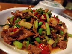 炒牛肉-临江餐馆二楼美食部落