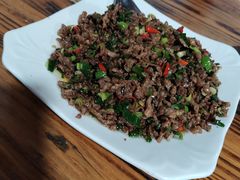 炒牛肉-阿葉农家饭店