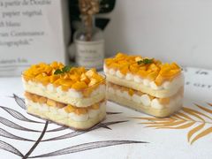 芒果盒子-朱迪小铺.半糖奶油蛋糕(海汇港店)