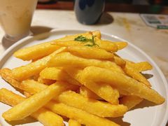 蛋黄薯条-绿茶餐厅(乐峰广场店)