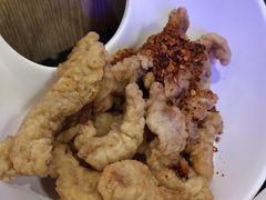 手工现炸酥肉-热火朝天鲜切牛肉火锅(南强街巷店)