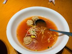 番茄豆芽圆子汤-永乐饭店