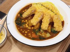 炸虾排咖喱蛋包饭-池奈·咖喱蛋包饭(熙地港店)