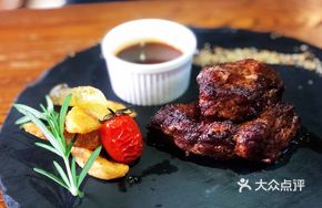 Thick Grilled Australian JBS Grain-Fed 140-Day Ribeye Steak