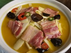 咸肉烧纸片笋-雀蓝川菜(奥体广场店)