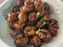 爆汁口蘑-遇见小院—虹鳟鱼•农家菜(怀柔店)