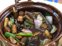 生啫黄鳝煲-广宁炭炉鸡煲·富临门饭店