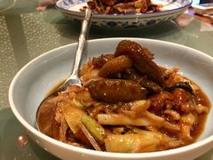 大蹄筋烩东北辽参-君悦酒店·1881·北京烤鸭