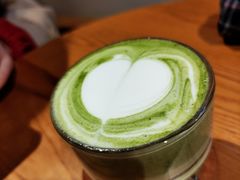抹茶拿铁-叩听咖啡 kotiin cafe(福新路店)