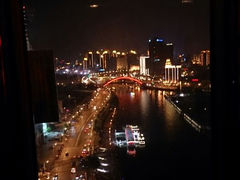 夜景-天津之眼摩天轮