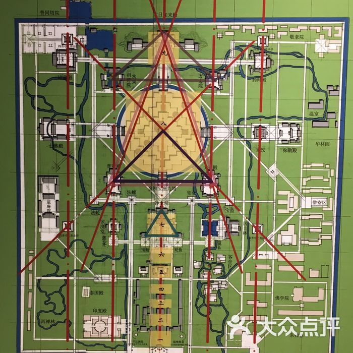 白马寺导游图图片