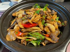 橄榄油香煎什锦鲜松茸-天厨妙香素食餐厅(清华店)