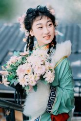 -后宫·古装汉服京剧儿童亲子全家福摄影