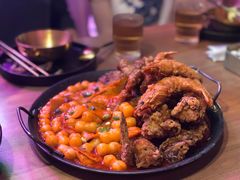 必点炸鸡翅配年糕-HOTISLAND海鸡岛·韩国料理(江南西店)