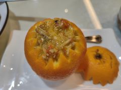 蟹酿橙-品味楼·醉卤·酱排骨·无锡特色菜