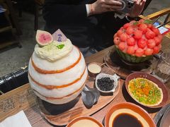 牛乳雪山冰甜品-楠火锅(新街口苏宁店)