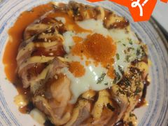 三文鱼流心熔岩饭-梦山水日本烧肉(五四广场店)