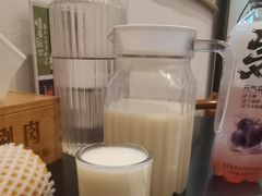 现磨无糖鲜豆浆-北门涮肉·铜锅涮肉(南锣鼓巷店)