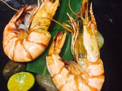 罗勒焗黑虎虾-花潮料理艺食馆(世欧广场店)