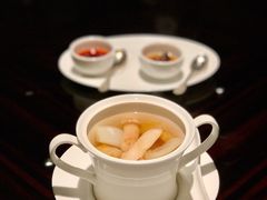 菜胆松茸炖双耳-北京四季酒店·采逸轩