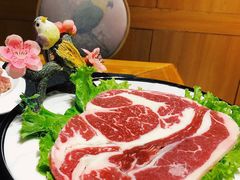 牛肋眼肉-好旺角齐市鲜切牛自助烤肉(农林五道街总店)
