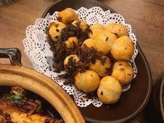干菜烤汤圆-香园茶社·金陵小灶(老门东店)