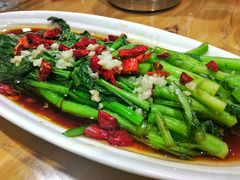 油淋菜心-辣椒炒肉(华城购物广场（四楼）店)