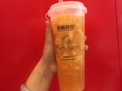 多肉蜜桃水果茶-苏阁鲜果茶(虎门君乐汇店)