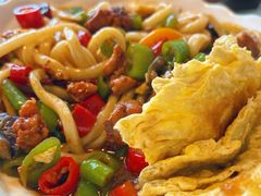 茄子肉丁小公鸡双拼拌面-文三里屯面馆(三里屯店)