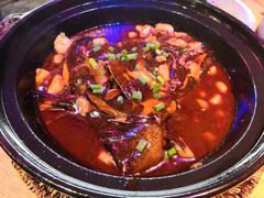 砂锅深海鲽鱼头-大哈福烧烤·海鲜·家常菜(延安三路店)