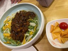 三色茄丁面-嘉和一品粥(山水店)