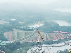 从四面观音望下的茶溪谷-东部华侨城