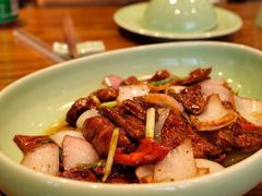 京葱爆猪肝-虎哥私房菜(馒头山店)