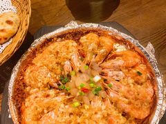 铁板蒜蓉虾-老阿爸鲜鱼土菜(昆山花桥店)