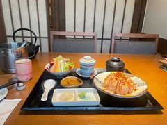 火焰三文鱼熔岩饭-水之惠鲜鱼料理(王府大街店)