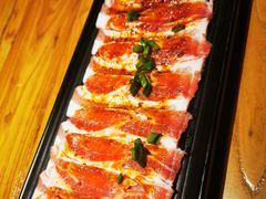调味五花肉-九田家黑牛烤肉料理(宣化阳光广场店)