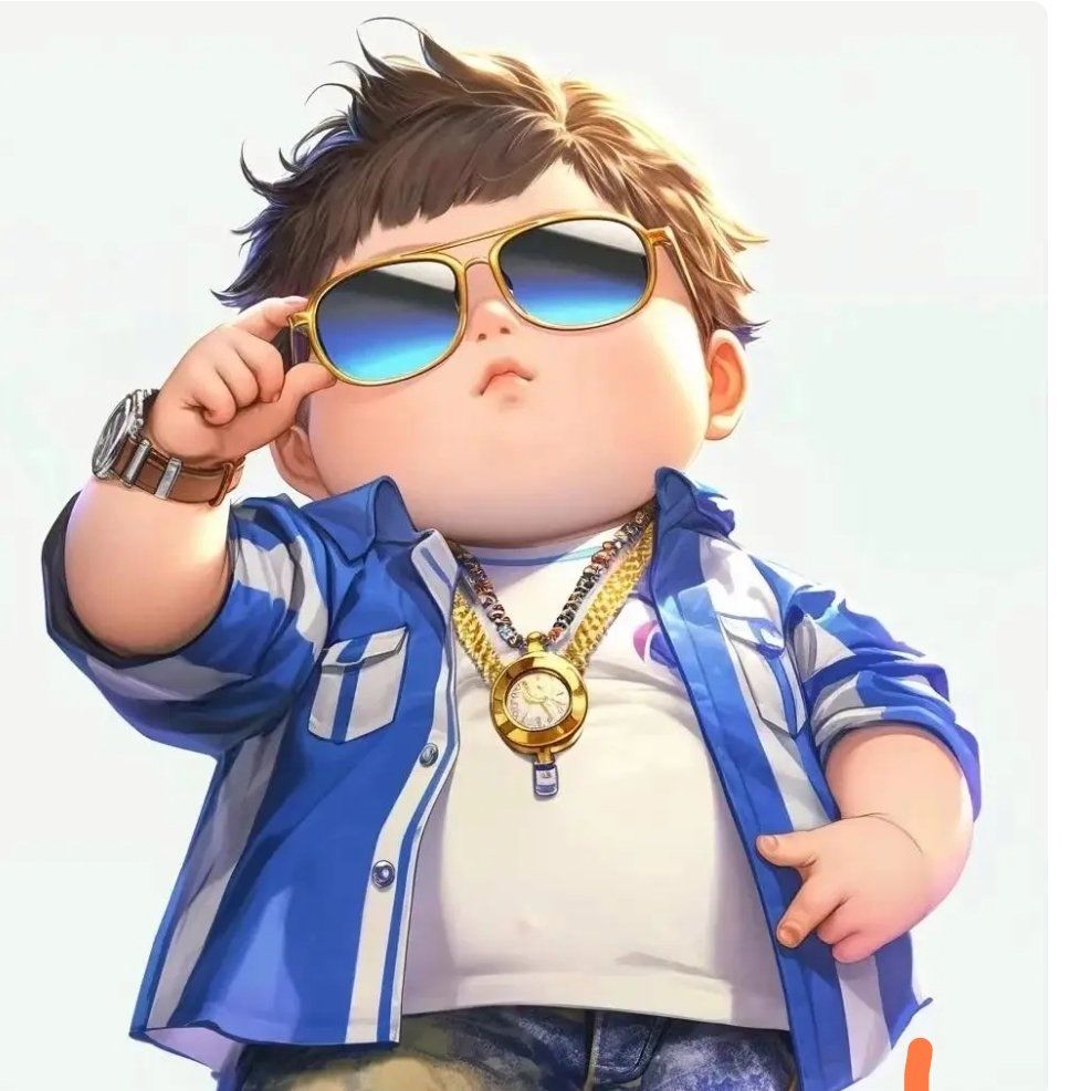 作为头像还是挺可爱的,胖嘟嘟的样子,萌萌