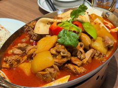 大盘鸡自带皮带面-贯贯吉·清真餐厅(浙江中路店)