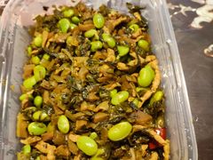 雪菜毛豆炒肉丝-金时代顺风大酒店(协泰店)