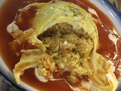 蛋包饭-猫头鹰炸鸡