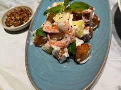 菠萝油条虾-志明眷村·台式融合菜·宵夜