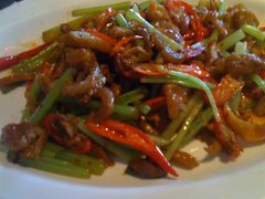 香芹炒腊肠&nbsp;B-望湘园·湖南菜(宏伊店)