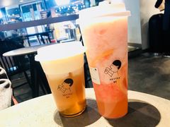 满杯红柚-喜茶(上海正大广场店)