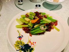 广式腊味炒荷芹-上下九广州菜馆(锦业路店)